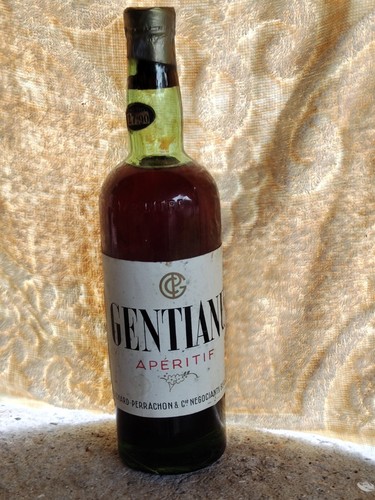 Bouteille ancienne gentiane - ancienne, de