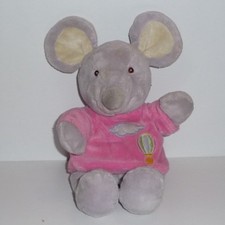 Doudou Souris Gipsy - Rose Montgolfière