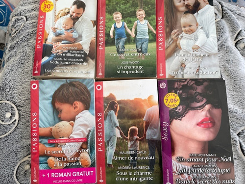 Lot livres harlequin - de,