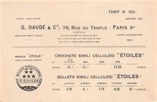 1921 BOUTONS A OEILLETS G