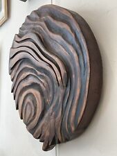 Grande Sculpture/tableau En Bois. 60 x 55 cm