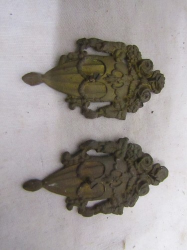 Paire garnitures bronze - paire,