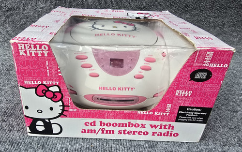 Hello kitty stereo boombox - stereo, cd