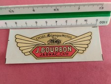 Motos cycles à Jarnac chromo transfert authentique années 60