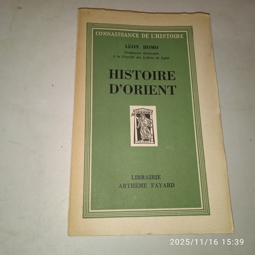 Léon homo histoire - histoire, d'orient
