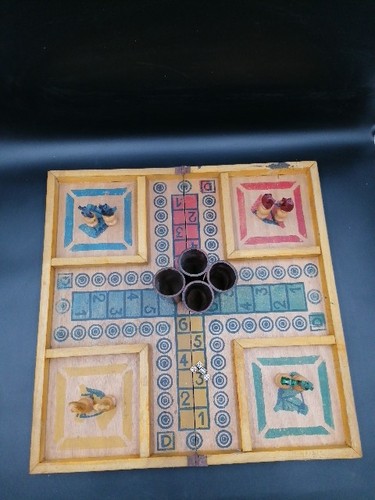 Ancien plateau jeu pliant - ancien, de