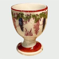 Ancien Coquetier En Porcelaine Motif Japonais