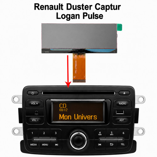 Ecran lcd autoradio - autoradio, dacia