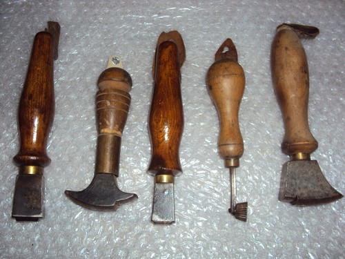 Outil ancien fer - fer, lisser