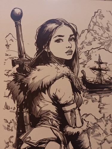 Dessin original dedicace - dessin,