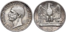 5 Lire Vittorio Emanuele III -