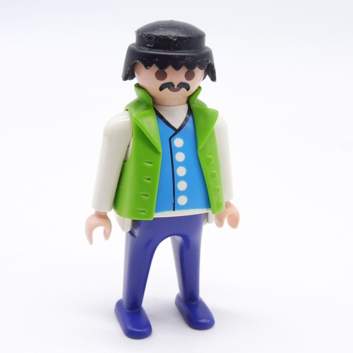 18770 playmobil homme bleu - homme, et