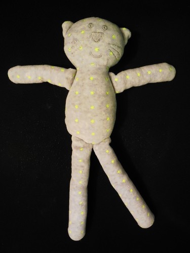 Doudou peluche chat - peluche, gris