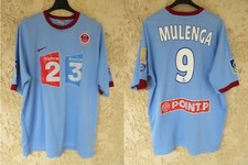 Maillot LA BERRICHONNE DE CHATEAUROUX porté MULENGA COUPE DE LA LIGUE vintage XL