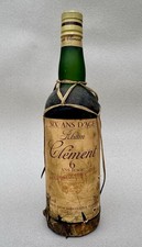 Bouteille ancienne de Rhum Clement 6 ans / Vieux Rhum Agricole Pur Martinique