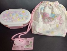 Sanrio Kikirara Little Twin Stars Retro Bento Box Lunch Bag Rare