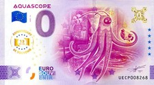 86 FUTUROSCOPE 16, Aquascope, 2025, Anniversaire, Billet Euro Souvenir