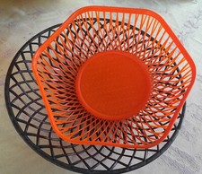 lot 2 corbeille plastique