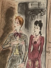 Tableau ancien estampe gravure