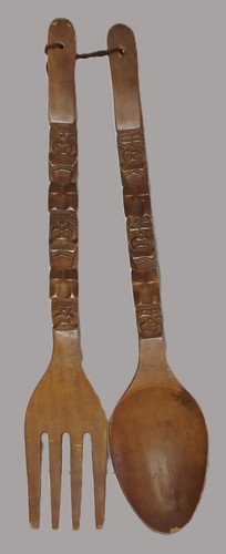 Paire couverts géants en - couverts,