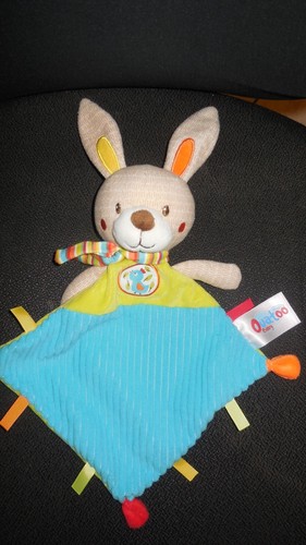 333 doudou plat lapin - 333/, bleu