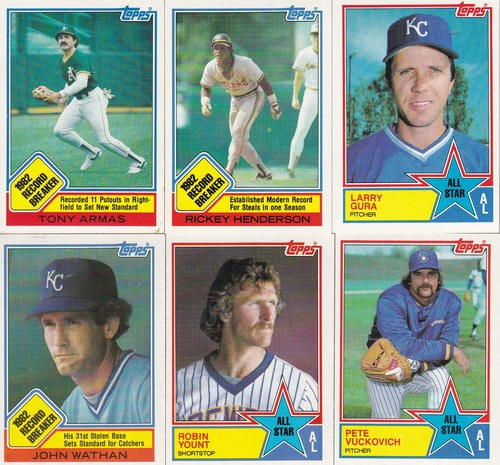 Cards 1983 topps - *,