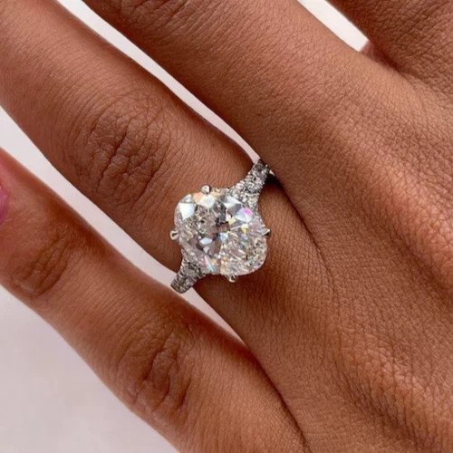 Bague blanc carats et - or,