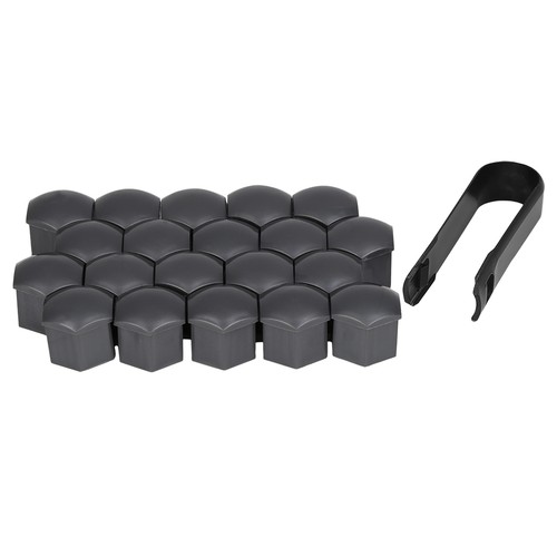 20pcs 21mm gris - 20pcs, plastique
