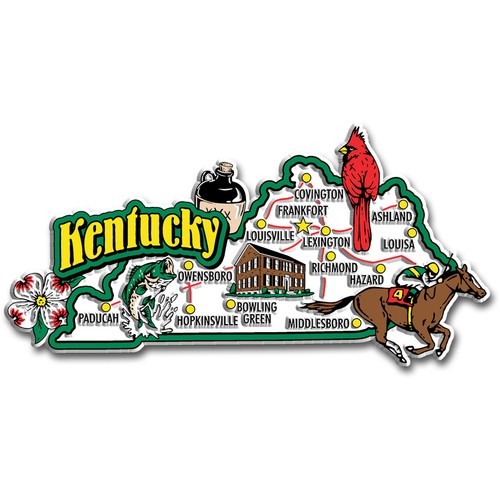 Kentucky jumbo state magnet - jumbo,