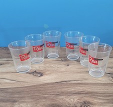 6 verres à jus de fruit Réa 10 variétés années 70 vintage