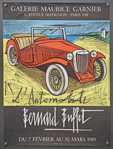 Bernard buffet 1985 affiche - bernard,