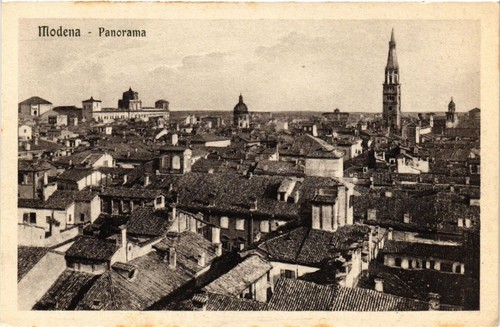 Cpa modena panorama italy - cpa,
