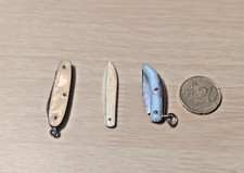 Lot 3 mini couteaux porte-clé