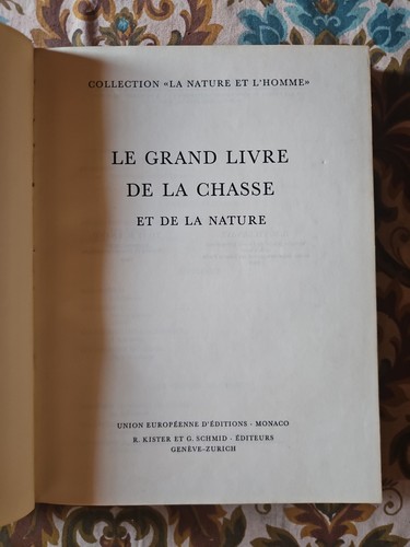 Grand livre chasse et - grand,