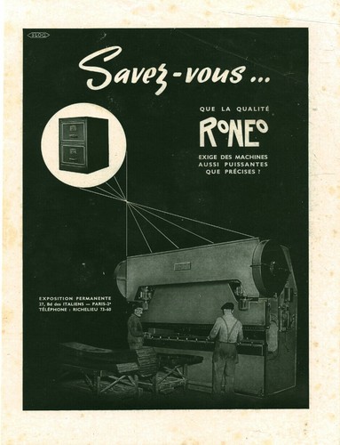 Publicité ancienne meubles