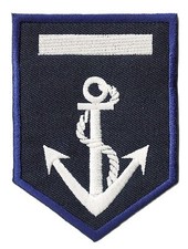 Ecusson patche insigne badge capitaine Marine Navy marin patch  brodé