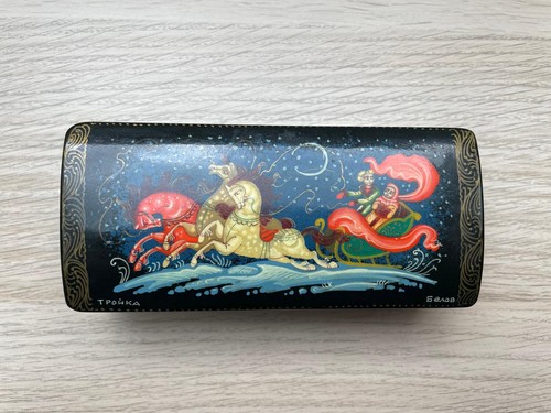 Boite laquée russe - boite,