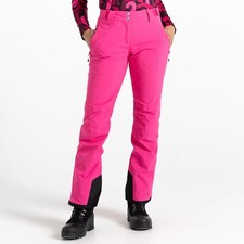 Femmes DARE2B Effused II Pure Rose Extensible Ski Pant- Tailles 8-20 Court Jambe