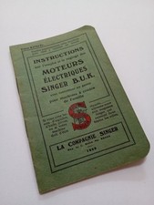 K3752 FR Livret Manuel Instructions Moteur Machine À Coudre Singer No 15 N.15