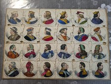Puzzle CHRONOLOGIE DES ROIS de FRANCE / jouet jeu ancien