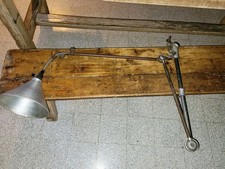 Ancienne Lampe D'ATELIER TS ( Tous Sens )Dans son jus , usine , lofts , indus