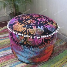 Ottomane Pouf Housse Indien