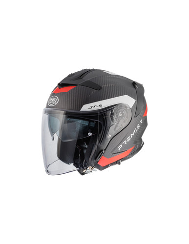 Casque jet premier - jt5, carbone