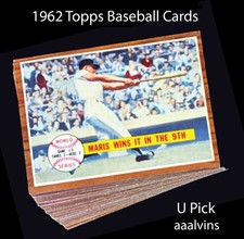 1962 Topps Baseball Cards -