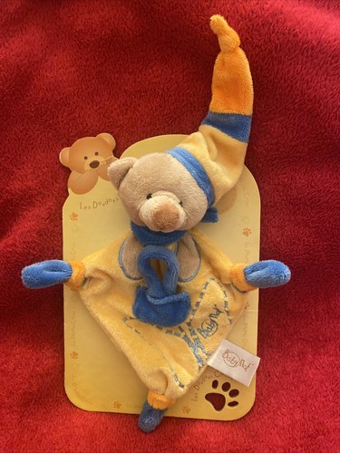 Doudou plat mouchoir - mouchoir, ours