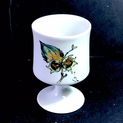 Verre gobelet peinte main - verre,