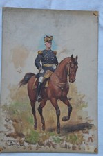 PEINTURE GENERAL 3° REPUBLIQUE-SIGNEE PERBOYRE-HUILE SUR PANNEAU -1914/1918