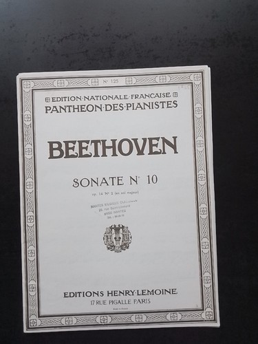Partition beethoven sonate - beethoven,