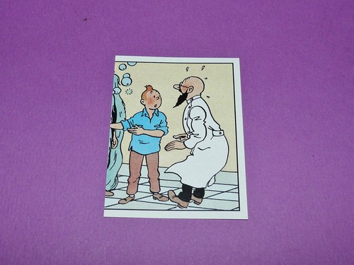 205 panini tintin herge - tintin,