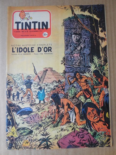 Tintin 318 25 novembre - tintin, n°
